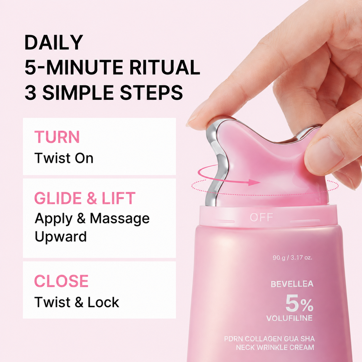 PDRN Collagen Gua Sha Neck Wrinkle Cream