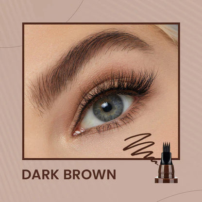 Waterproof Four-tip Beard and Eyebrow Pen