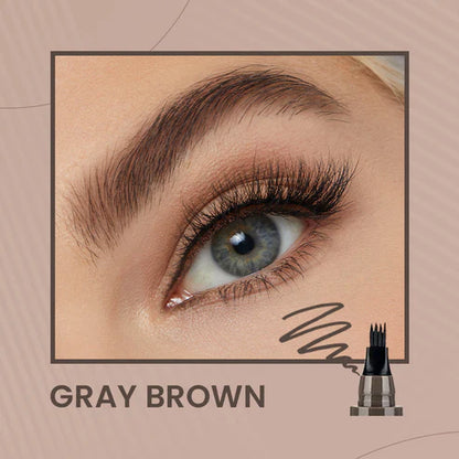 Waterproof Four-tip Beard and Eyebrow Pen