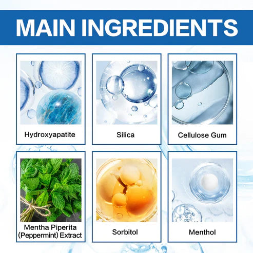 Fluoride-Free Hydroxyapatite Toothpaste