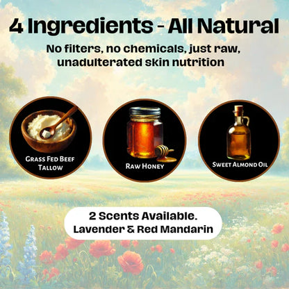 Tallow & Raw Honey Face Balm