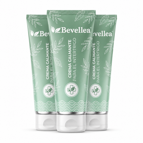 3x Crema Calmante para el Intertrigo Bevellea
