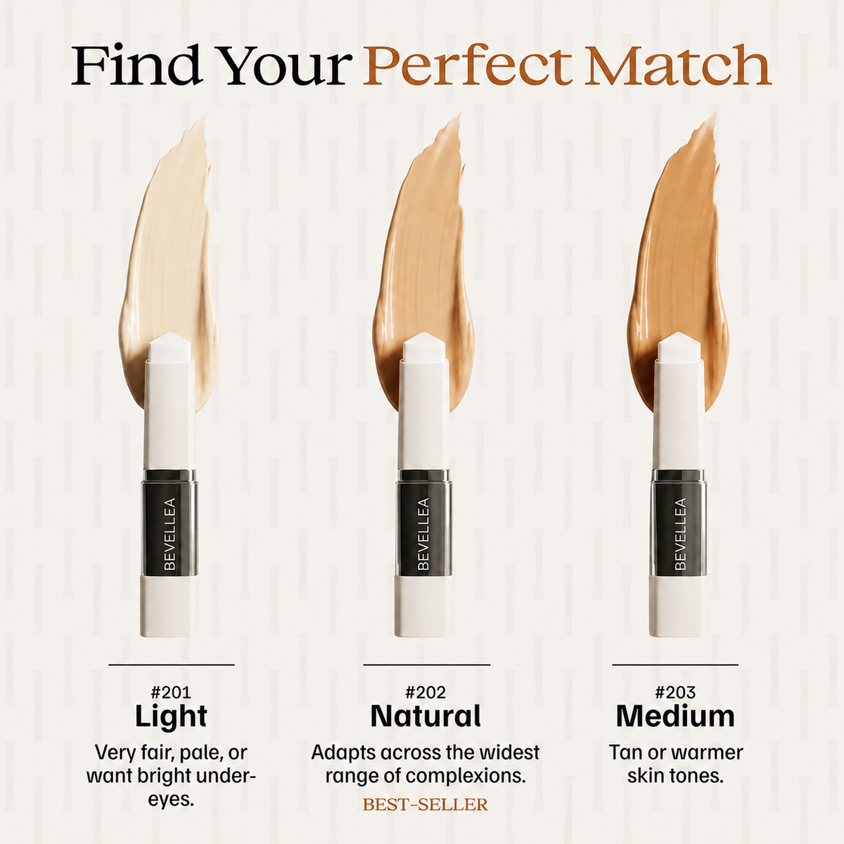 Bevellea® Color-Changing Foundation Stick