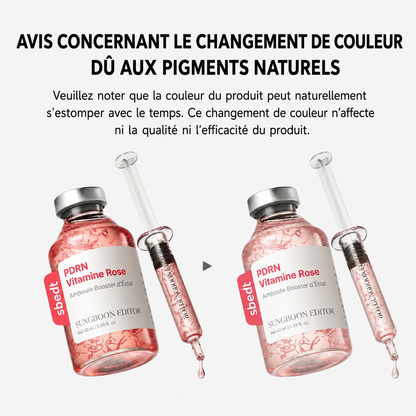 Ampoule coréenne PDRN aux vitamines booster d’éclat