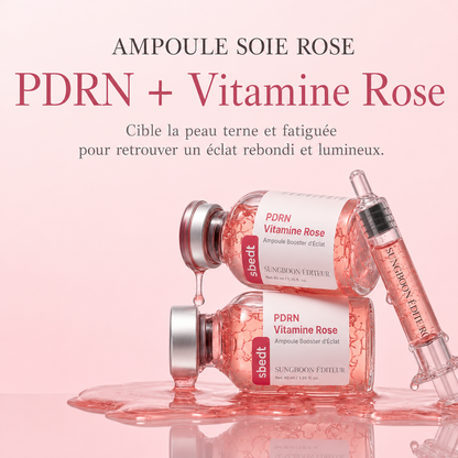 Ampoule coréenne PDRN aux vitamines booster d’éclat