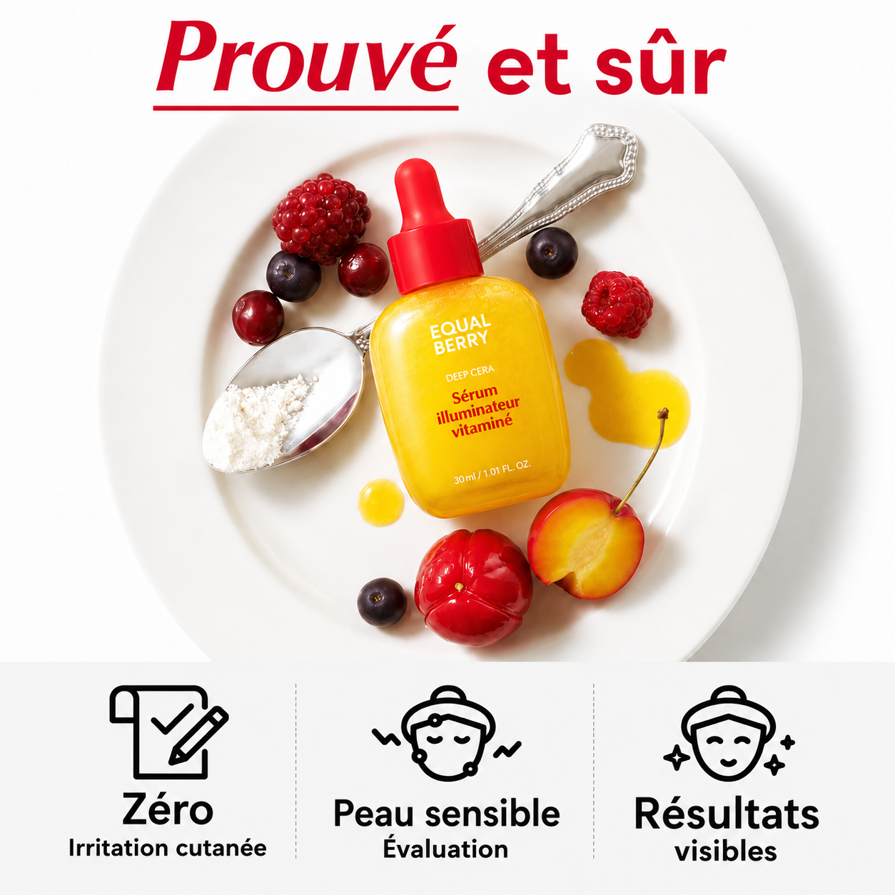 Sérum illuminateur coréen aux vitamines