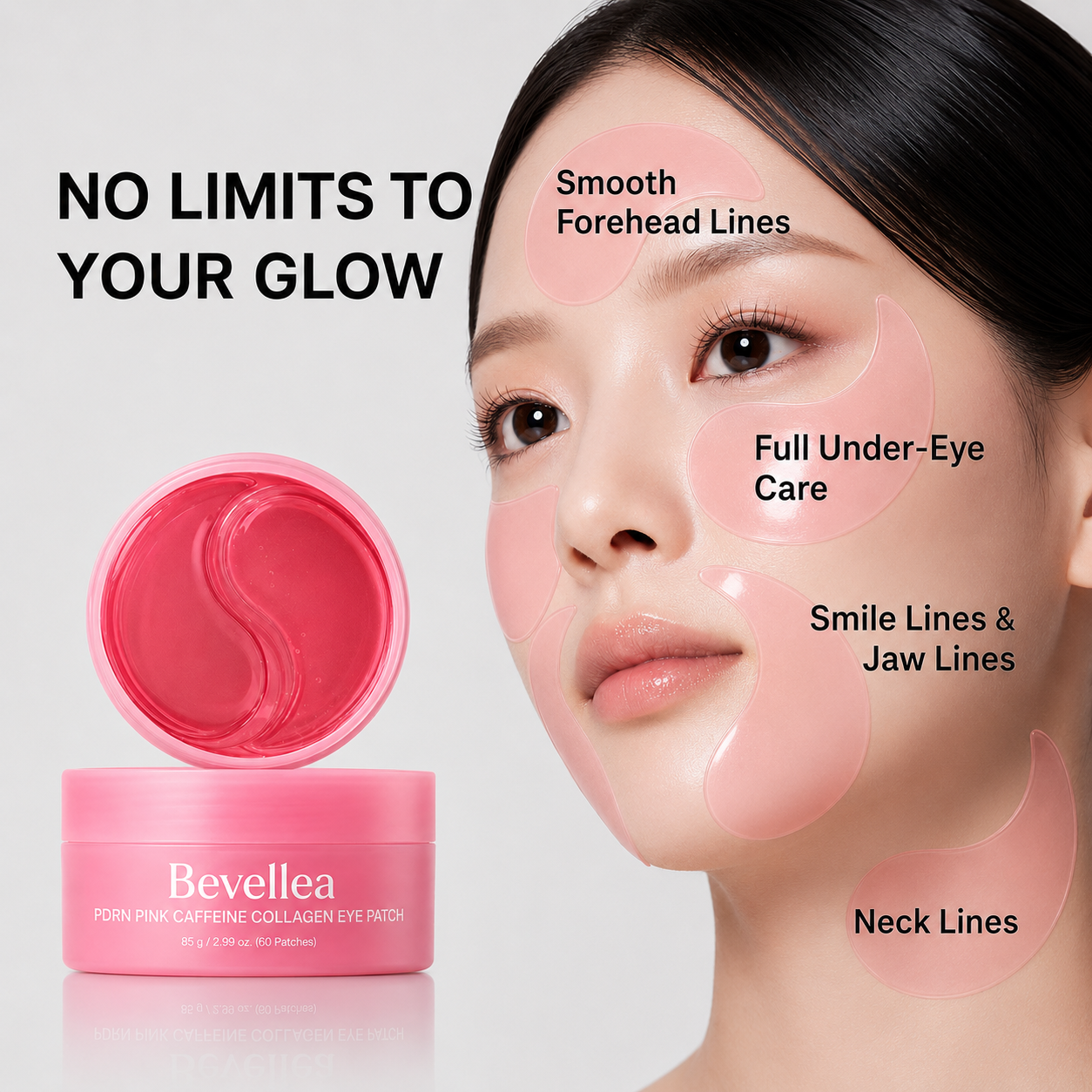 PDRN Pink Caffeine Collagen Eye Patch