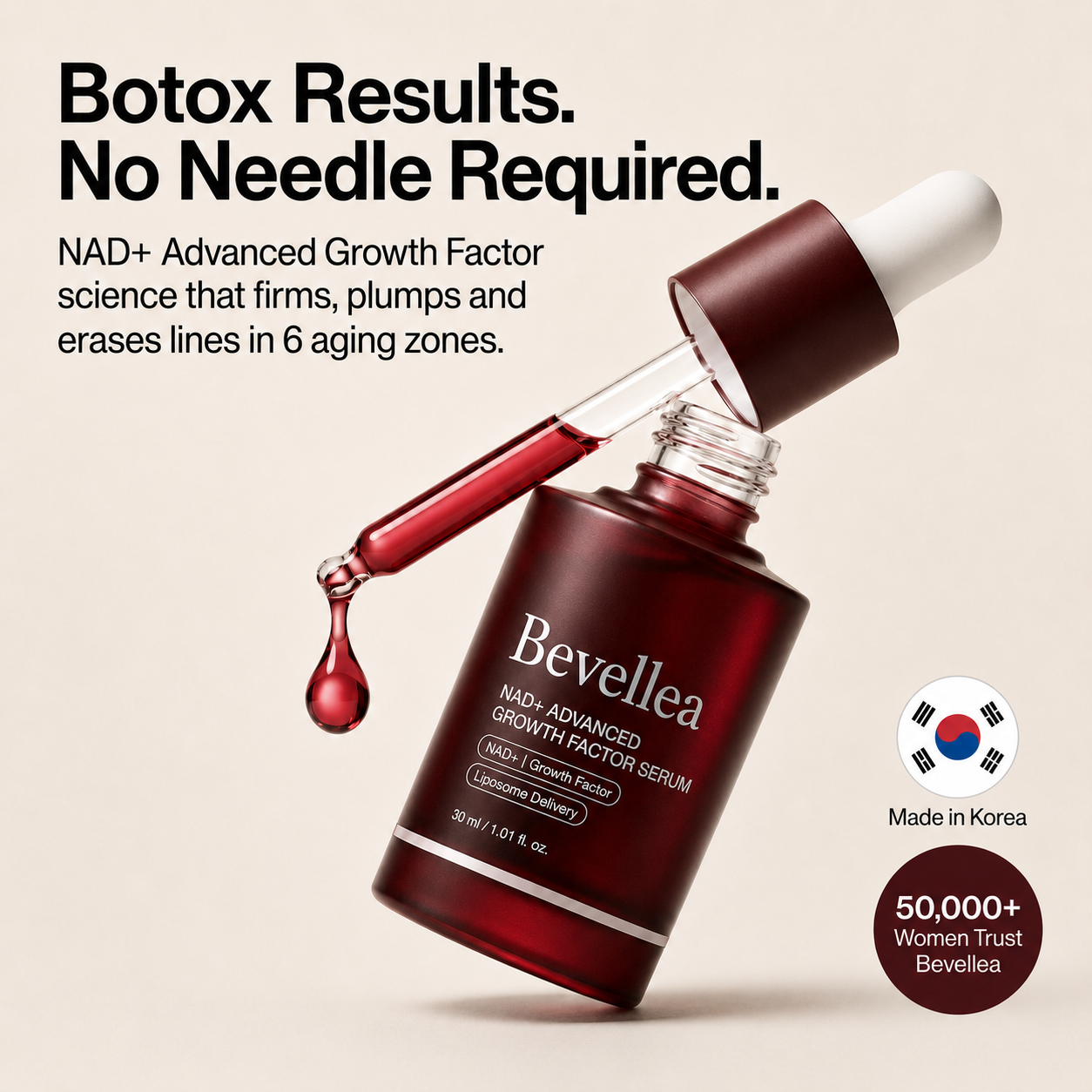 Korean NAD+ Advanced Growth Factor Serum