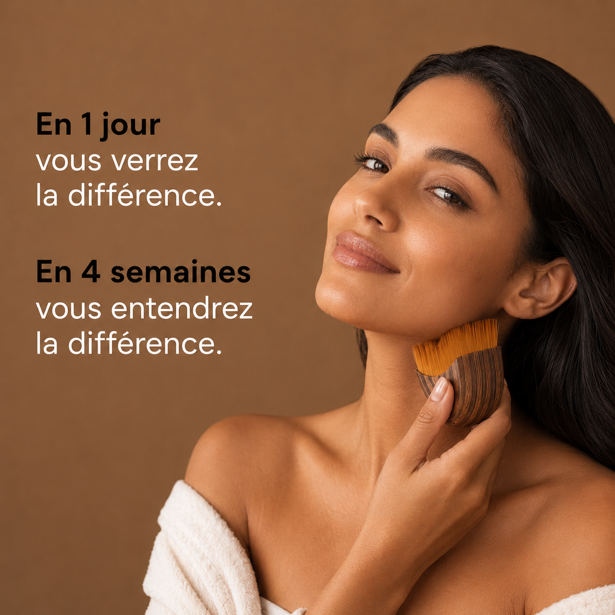 Brosse lymphatique pour le visage