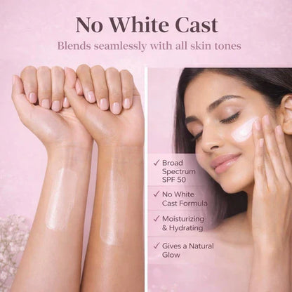 No Cast Just Glow, SPF SunScreen + Collagen Boost
