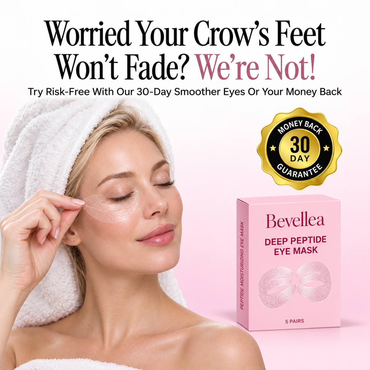 Peptide-Powered Deep Collagen Eye Mask