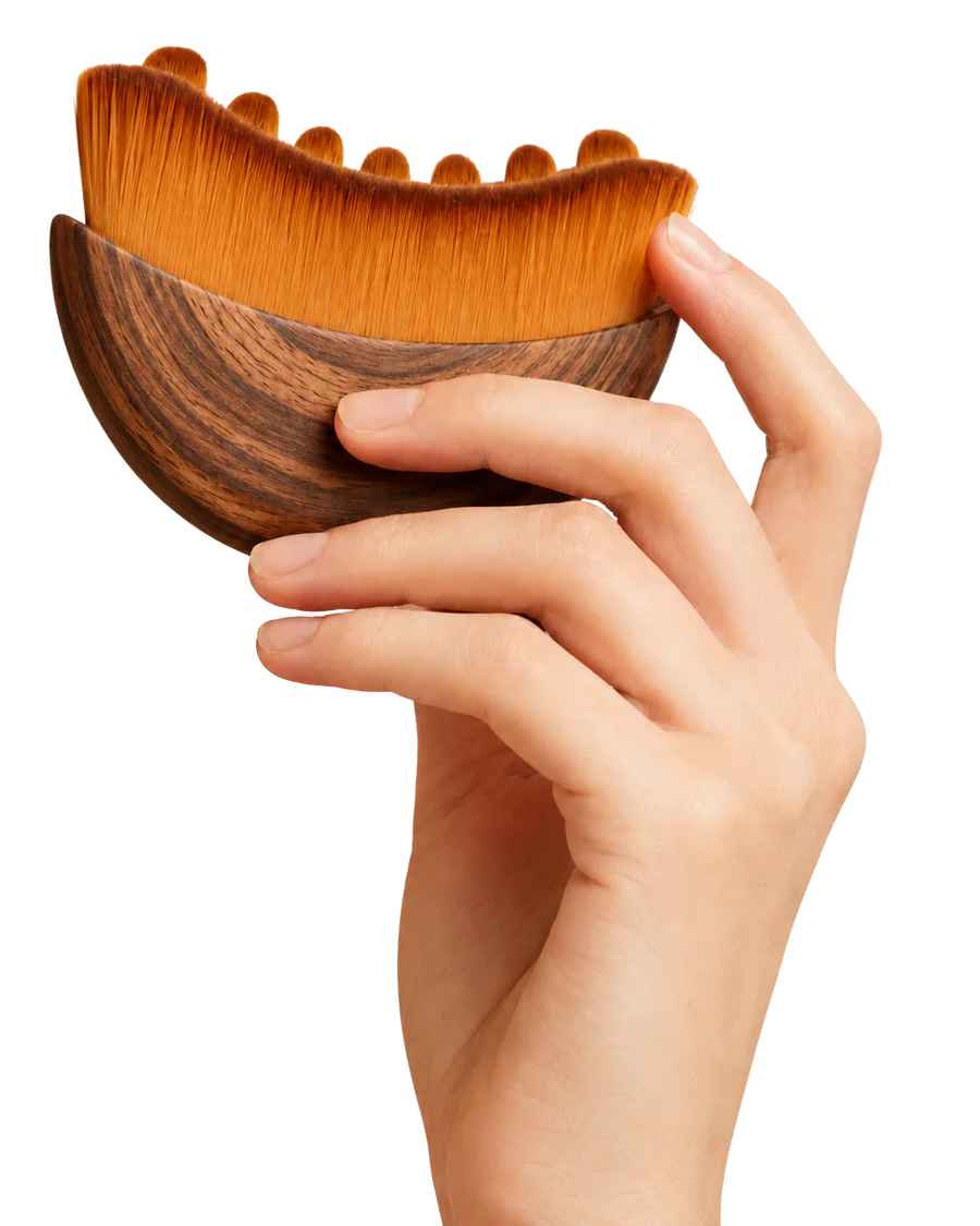 Brosse lymphatique visage
