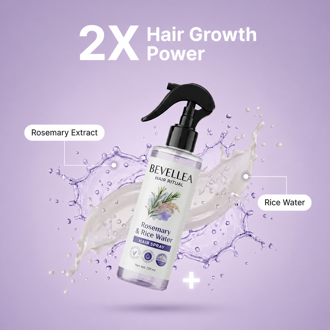 Rosemary + Rice Water Spray